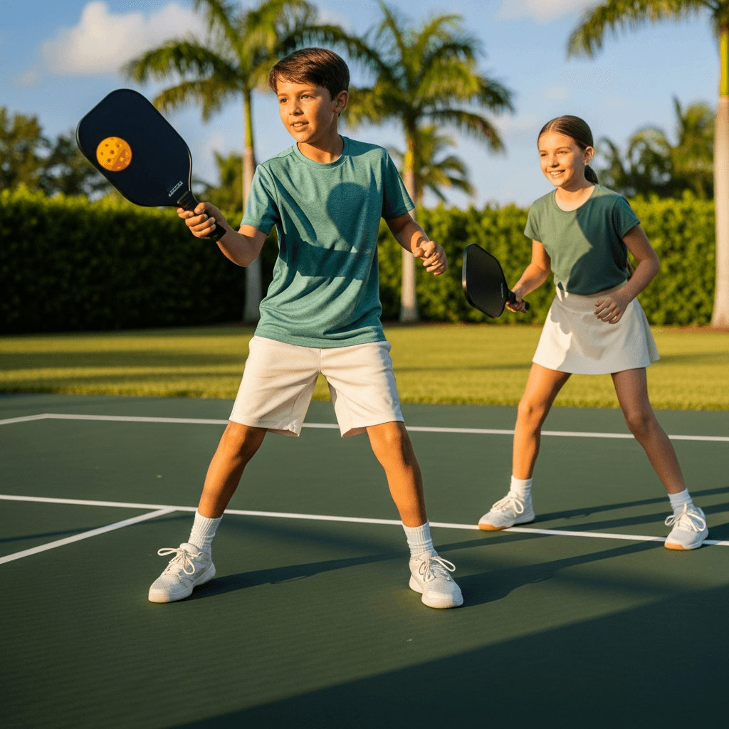 Youth pickleball program in Palm Beach